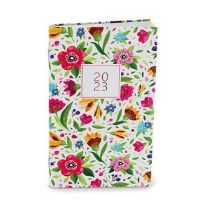 Weekly pocket Diary 2023 Alois Lamino - Flowers