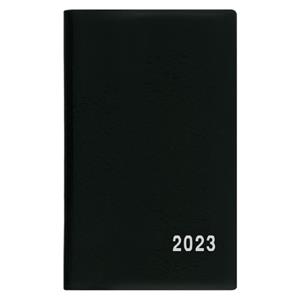 Weekly pocket Diary 2023 Alois PVC - Black
