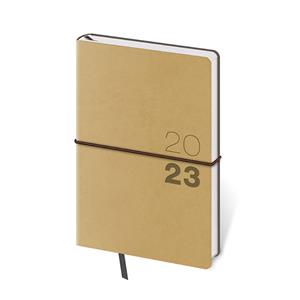 Weekly pocket diary 2023 Flexio - light brown