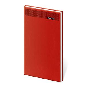 Weekly pocket diary 2023 Gommato - red