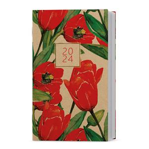 Weekly pocket Diary 2024 Alois Kraft - Tulips