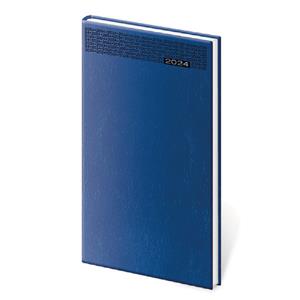 Weekly pocket diary 2024 Gommato - blue