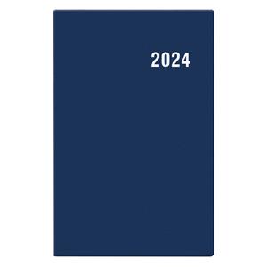 Weekly pocket Diary 2024 Gustav PVC - Blue
