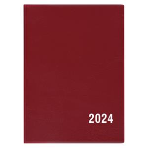 Weekly pocket Diary 2024 Hynek PVC - Burgundy