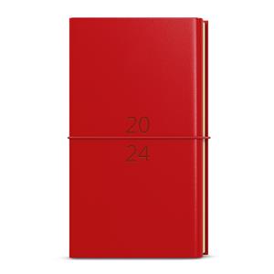 Weekly pocket Diary 2024 Jakub Dueto with note book - Red