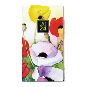 Weekly pocket Diary 2024 Jakub Lamino - Poppies