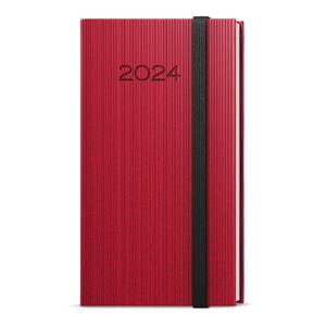 Weekly pocket Diary 2024 Jakub Vigo - Red