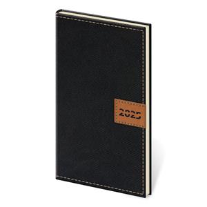Weekly pocket diary 2025 Toledo - black