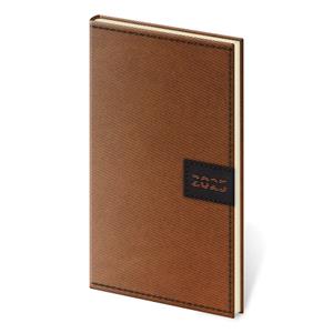 Weekly pocket diary 2025 Toledo - brown