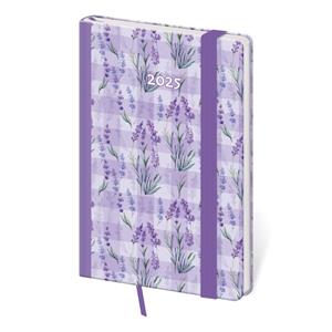 Weekly pocket diary 2025 Vario - Lavender with rubber band