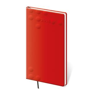 Weekly pocket diary 2025 Vario - Red Design