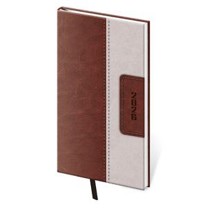 Weekly pocket diary 2026 Classic - brown/beige