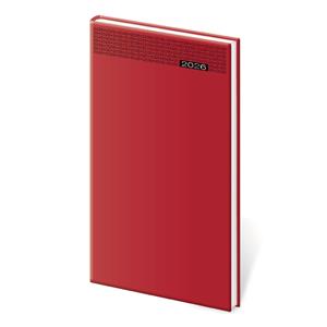Weekly pocket diary 2026 Gommato - red