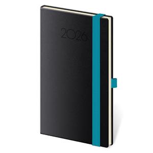 Weekly pocket diary 2026 New Praga - black