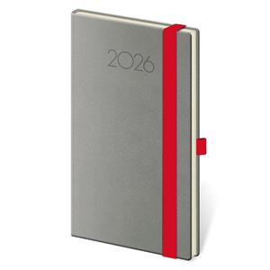 Weekly pocket diary 2026 New Praga - dark grey