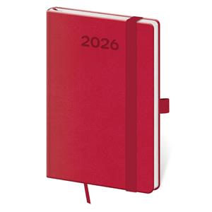 Weekly Pocket Diary 2026 Print Pop - Raspberry