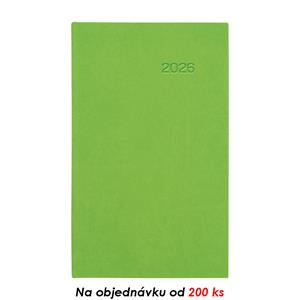 Weekly pocket diary 2026 Slovak Viva - green
