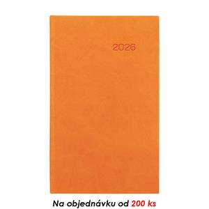 Weekly pocket diary 2026 Slovak Viva - orange