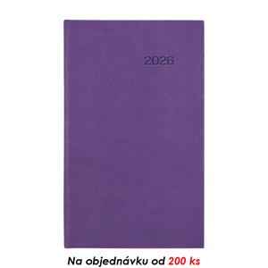 Weekly pocket diary 2026 Slovak Viva - purple