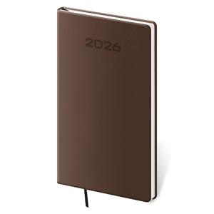 Weekly pocket diary 2026 Soft - brown