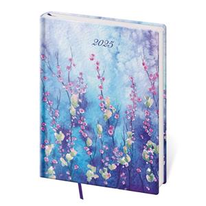 Weekly pocket diary A7 2025 Vario - Lyra Violet