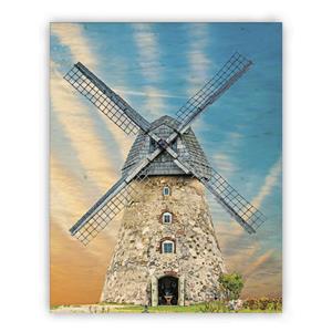 Wooden Picture - Windmill