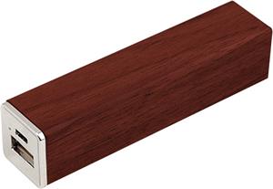 Wooden Power bank Arazi - dark brown